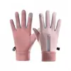 Guantes Calientes para Invierno, Forrados de Felpa, Cortavientos, Impermeables, Compatibles con Pantalla Táctil, Guantes para Deportes al Aire Libre y Fitness para Hombres