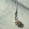Colgante para Teléfono, Llavero, Colgante para Bolso de Árbol de Navidad de Cristal con Cuentas Hecho a Mano, Ambiente Festivo de Moda, Regalo