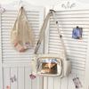 Bolso bandolera japonés de color liso para chica JK, combinable con todo, sencillo y transparente, suave, para hombro y estudiante.