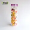 Garrafa plástica transparente de 660ml pote para embalagem de presente pote selado grau alimentício para ração de animais pote plástico para nozes caixa plástica redonda
