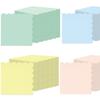 En Stock Transfronterizo Fiesta de Cumpleaños Desechables Platos de Picnic 7 9 pulgadas Multicolor Macarrón Papel Dorado Platos de Papel Vasos de Papel