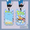 Set de Tarjeta de Acceso para Autobús/Metro Doraemon Creativo Lindo de Dibujos Animados con Lanyard Largo para el Cuello Tarjeta de Estudiante de Jardín de Niños