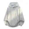 Sudadera con capucha de peso pesado estilo americano de talla grande para hombre Primavera y Otoño 2026 Chaqueta con cremallera de manga larga Sudadera deportiva casual tie-dye para hombre