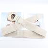 Cinturón Falda decorativa para mujer estilo ziwenyi casual combinable otoño e invierno lino tejido estilo festivo cinturón ancho sello de cintura