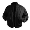 Chaqueta corta cortavientos de vuelo silueta ajustada limpia cuello alto chaqueta tipo coach baseball chaqueta estilo americano hombre primavera y otoño