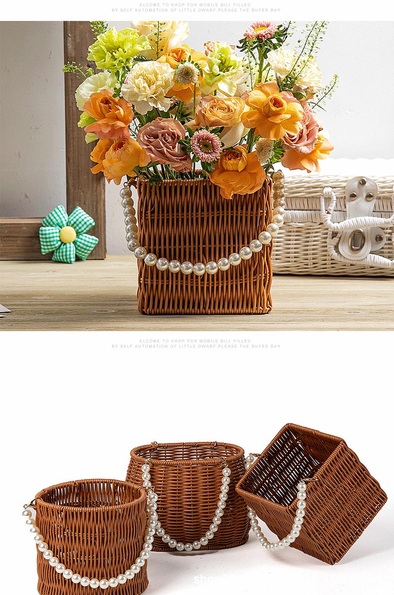 珍珠塑编花篮---臻爱花艺_08.gif