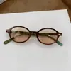 Óculos Vintage Artísticos Marrons com Estampa de Leopardo, Armação Oval Pequena para Mulheres, Armação Elegante Lisa Anti-Luz Azul Sem Grau, Armação Emagrecedora Tendência