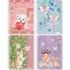 Caderno 1x1 (capa dura) Sonhos Doces 80 Folhas Papel Carta - Caixa com 4 Unidades