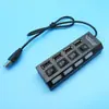 Divisor USB de alta velocidade laptop computador de mesa disco U mouse teclado conversor chaveador 2.0hub hub
