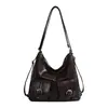 Moda Estilo Coreano Bolso Versátil de un Hombro Simple Moda 2026 Otoño Nuevo Llegada Gran Capacidad Bolso Tote para Viajes Cotidianos Mochila