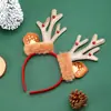 Nova Tiara de Chifre de Rena de Natal Transfronteiriça com Orelhas Decoração para Festa de Natal Reunião Suprimentos Pequenos Presentes para Crianças