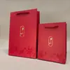 Nuevas Bolsas Tote Pequeñas de Joyería de Gama Alta en Stock, Bolsas de Regalo al por Mayor, Bolsas Universales de Papel Kraft, Bolsas de Regalo