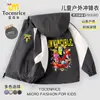 Chaqueta Invencible para Niños Estilo Nuevo Cortavientos Infantil Sudadera con Capucha Deportiva para Niños para Primavera, Otoño e Invierno