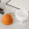 Resina de Cristal Yeso Hilo Gorro de Navidad Adornos Molde DIY Decoración de Velas 3D Molde de Silicona