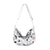2026 Nuevo Estilo Moda Francesa Tendencia Personalizado Texturizado Lentejuelas Casual Bolso Cruzado Pequeño Cuadrado Bolso de Hombro Único Cruzado