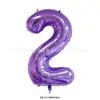 Globos Digitales Versión Americana de 32 pulgadas Globos de Película de Aluminio Oro Plata Decoración para Fiesta de Cumpleaños Boda Día de Año Nuevo Venta al por Mayor