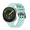 Aplicável para Samsung Galaxy Watch 9 Samsung Galaxy Watch 8/8 Classic Pulseira de Relógio de Silicone com Furos em Duas Fileiras
