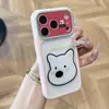 Case Transparente para iPhone 16 Dopamina Céu Estrelado com Pinguim Color-block West Highland, instantaneamente compatível com Apple 17promax