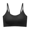 Base de maquillaje líquida con copa fija en la espalda, lencería invisible sin costuras para bustos pequeños, sensación de piel desnuda, sujetador strapless transpirable cómodo para mujeres