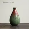 Novo Vaso Gradiente Cerâmico Zen Retrô Estilo Chinês Pequeno Recipiente para Flores Arte com Flores Secas Ornamento para Arranjo de Flores Decoração de Mesa para Arte do Chá