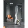Espejo de pie de aleación de aluminio, Espejo de tocador de pared para dormitorio, Espejo de maquillaje para dormitorio, Espejo de probador para tienda de ropa, Espejo de cuerpo entero de pie