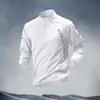 Sudadera de manga larga transfronteriza para hombre, estilo americano, con media cremallera, adecuada para correr, primavera y verano, entrenamiento y ciclismo