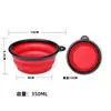Tazón Plegable para Mascotas de Agua Potable Grande y Pequeño para Exteriores Anticaídas Tazón para Perros Tazón para Gatos Suministros para Gatos Nuevo Recipiente para Perros Tazón para Beber