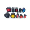 Interruptor en Forma de Barco Kcd1//Kcd3/Kcd4 con Luz, Interruptor Basculante Impermeable, Interruptor de Botón de Encendido 12V/220V