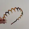 Faixa de Cabelo Fofa Ondulada com Dentes, Antiderrapante, Textura Alta, Fosca, para Mulheres, Especificamente para Lavar o Rosto, Faixa de Cabelo para Prender o Cabelo