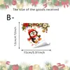26 Adesivos Decorativos de Papai Noel, Rena, Boneco de Neve, Presentes Surpresa de Natal para Comércio Exterior, Adesivos para Interruptores de Quarto e Sala de Estar