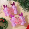 Set de Pinzas Navideñas Más Vendidas Transfronterizas Moño de Fiesta Cuernos Grandes Brillo Accesorios para el Cabello de Niños 4765