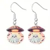 Aretes Acrílicos de Fantasma para Fiesta de Halloween y Uso Diario Regalos Festivos