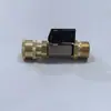 Válvula de bola para hidrolavadora de alta presión 1/4 y conector rápido M22 14mm, apta para lavadora eléctrica
