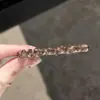 Grampo de Cabelo Exquisito com Strass, Presilha para Franja Lateral, Grampo de Cabelo Simples Doce e Único, Presilha Bico de Pato, Presilha para Franja, Acessório de Cabelo