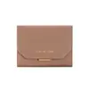Cartera de mujer, clip para dinero estilo ins para mujer, tarjetero mini de alta gama para mujer, billetera de cuero transfronteriza 70% de descuento clip para dinero pequeño al por mayor