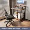 Escritorio de Computadora, Escritorio Pequeño, Mini Mesa Móvil de Estudio para Laptop, Mesa de Noche Simple para Apartamento Pequeño en Dormitorio