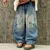 Novas calças jeans de outono para meninos grandes, roupas infantis, calças jeans personalizadas patchwork para meninos e adolescentes, estilosas e modernas