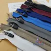 Zíper de Nylon Não. 3 Zíperes de Plástico de Nylon com Cabeça de Mola Fechada para Roupas de Ciclismo, Roupas Esportivas e Vestuário