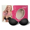 Parche Redondo Adhesivo Cepillado a Mano para Pecho para Mujeres con Senos Pequeños, Lencería Invisible sin Tirantes, Sujetador Push-Up Especial para Vestidos de Novia