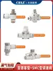 Conector de manguera de aire, válvula de mariposa neumática, interruptor de control de velocidad de cilindro de 6 mm, accesorio de conexión rápida SMC