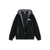 Ace Marca Original de Moda Estilo Campus Juvenil Casual Holgado Cuello Alto Sudadera con Cardigan Chaqueta Juvenil para Hombre Hw3800