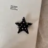 Nuevo Pinza para el Cabello de Moda de Estrellas y Lunares para Mujer, Pinza Personalizada Moderna y Divertida para Flequillo, Accesorios Simples para el Cabello de Lado, Pinzas Dulces