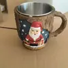 Adornos para tazas navideñas peculiares y modernos, artículos de decoración para el hogar de nicho de alta gama
