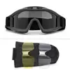 Gafas Tácticas a Prueba de Viento para Desierto, Gafas para Ciclismo Todoterreno, Resistentes al Viento, a la Arena y Anti-caída para Ciclismo al Aire Libre