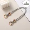 Lujosa Cadena de Moda con Pedrería, Perlas Redondas, Completamente de Diamante, para Teléfono Móvil, Elegante Cadena Larga de Cristal de Colores, Bolso Cruzado con Correa de Hombro