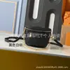 Bolso de Cuero Genuino Transfronterizo para Mujer, Nuevo Estilo Bolso de Cintura Estampado en Relieve, Bolso Silla de Montar, Bolso Cruzado de Gama Alta de Nicho, Bolso Versátil con Cadena