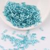 2x Contas de tubo de vidro preenchido com prata de 4mm artesanato joias contas de arroz DIY manual acessórios contas soltas material para contas