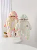 Ropa Súper Linda para Salir de Bebé Celebridad de Internet para Niñas, Mameluco de Otoño para Bebés Pequeños de Pocos Meses, Mono de Otoño, Chaqueta de Doble Capa