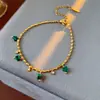Pulsera de Cadena de Acero Inoxidable Vintage Moda Simple Versátil Pulsera Estilo Étnico Retro Joyería de Nicho
