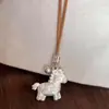 Nuevo Colgante de Caballo Pequeño con Esmalte Colorido Collar Lindo Dibujo Animado Fresco Dulce Joyería de Alta Calidad Versátil Regalo para Novia